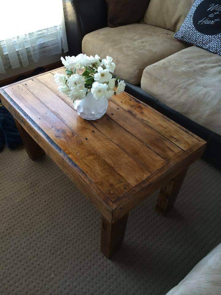 Pallet Coffee Table 100 Reclaimed Pallets