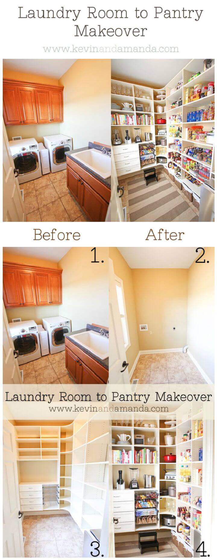 Pantry Makeover Before And After Photos!