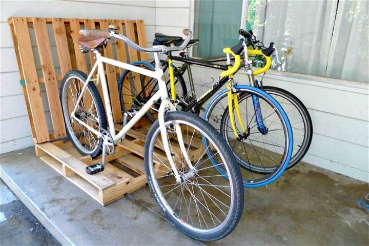 How to Build Pallet Bike Rack
