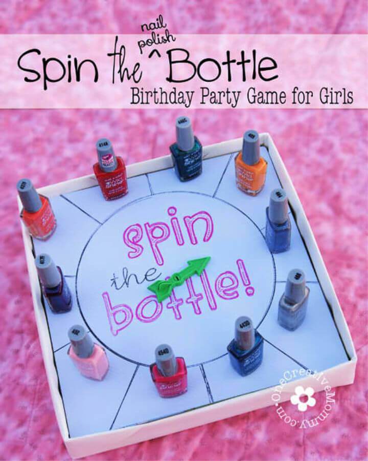 Spin the Nail Polish Bottle Girls Party Game