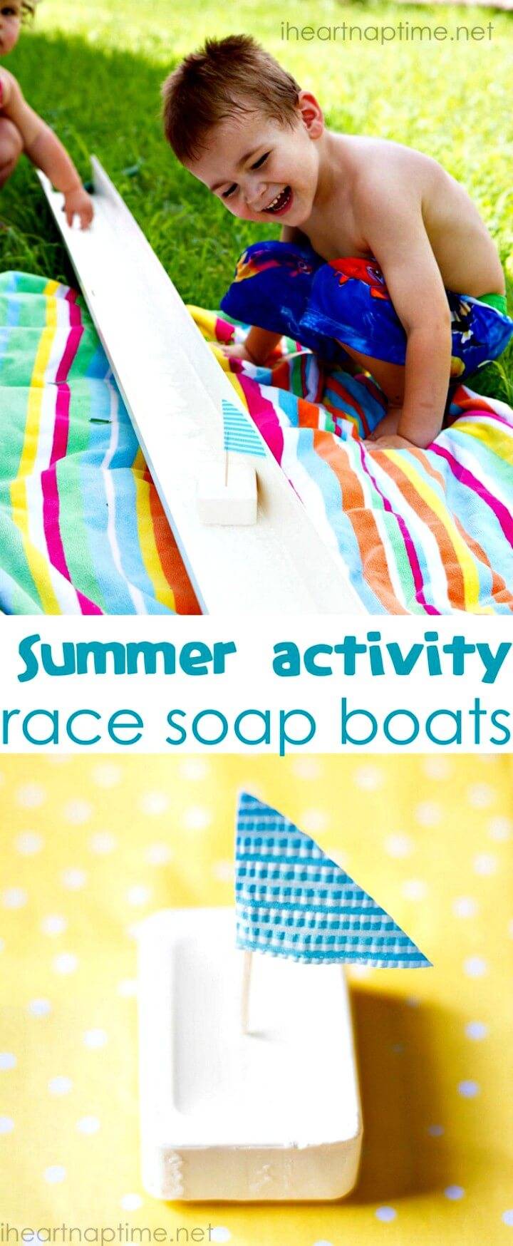 DIY Summer Activity Race Soap Boats