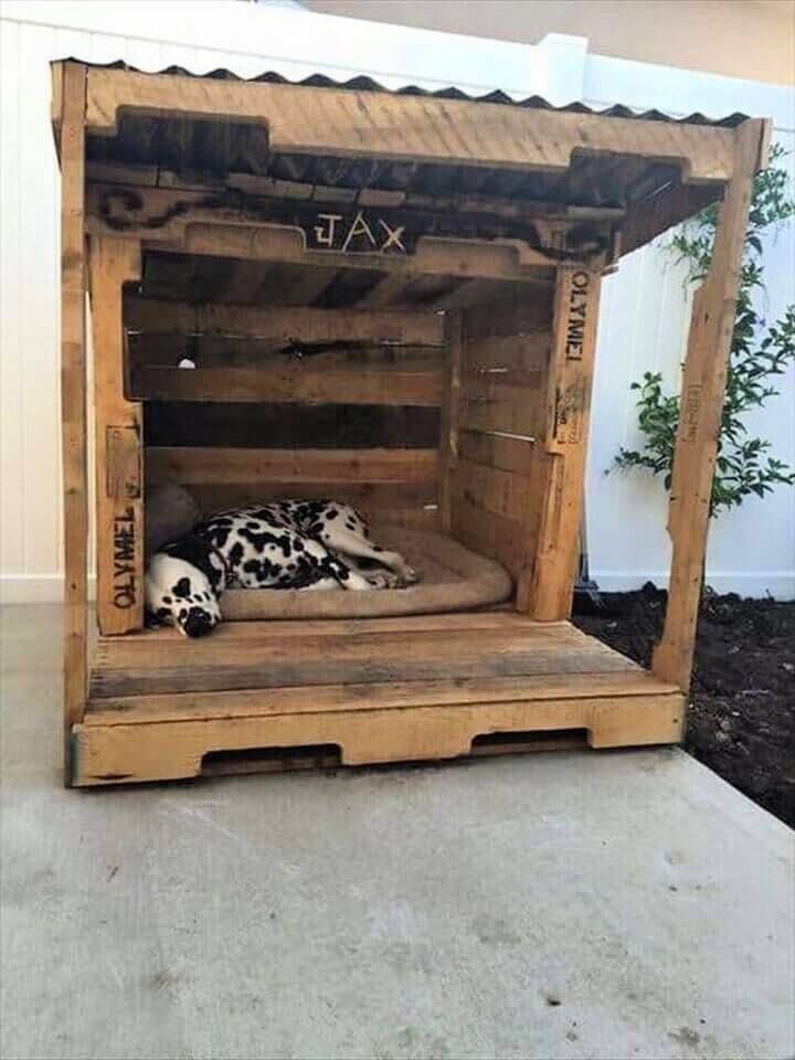 Tailor A Dog Bed With Pallets