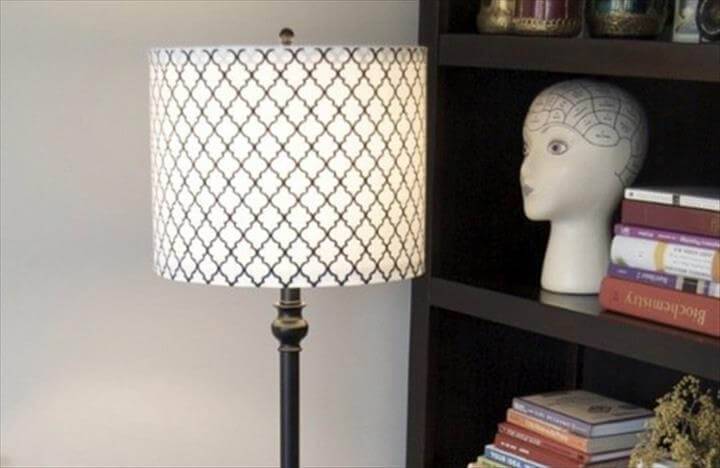 tapered lampshade into drum lampshade